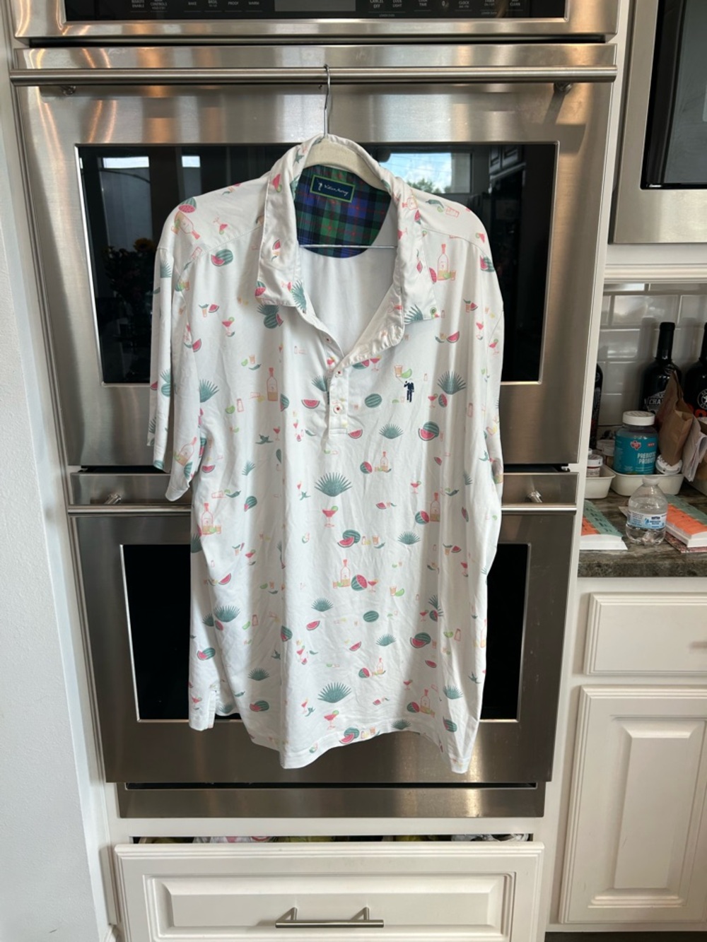 William Murray Golf  Polo with agua caliente tequila theme XL GUC